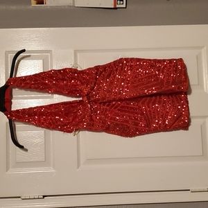 Rubber Ducky sequins mini dress